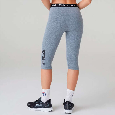 Fila Calza Capri Mujer Train Elastic Ii Gris-Negro