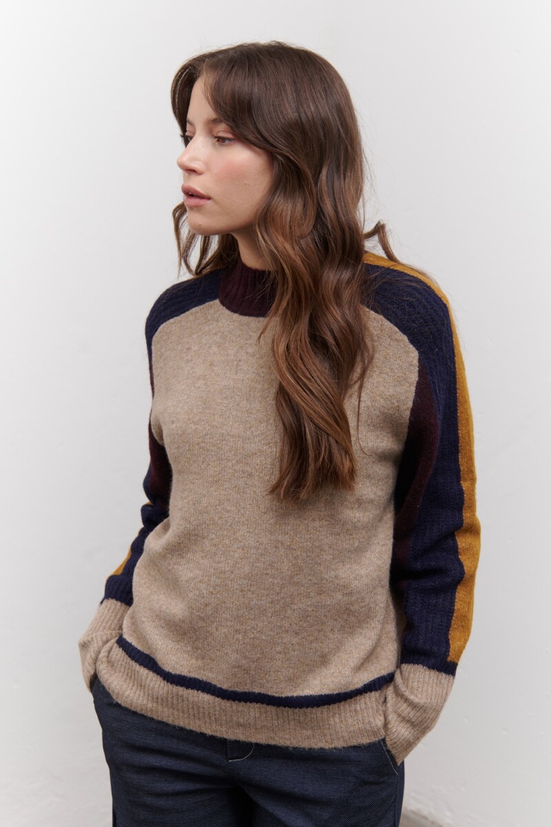 POLERA BYBLOS BEIGE