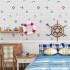 Revestimiento Autoadhesivo Pared Infantil X40 Calidad Variante Nautico