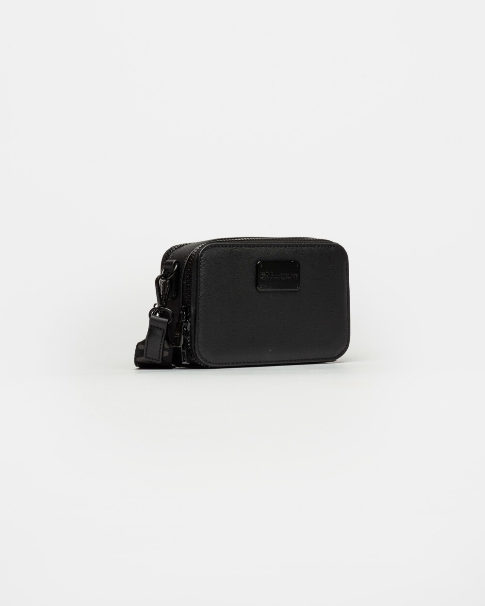 Mini Bag New Penny En Efecto Cuero Zaffiano Negro