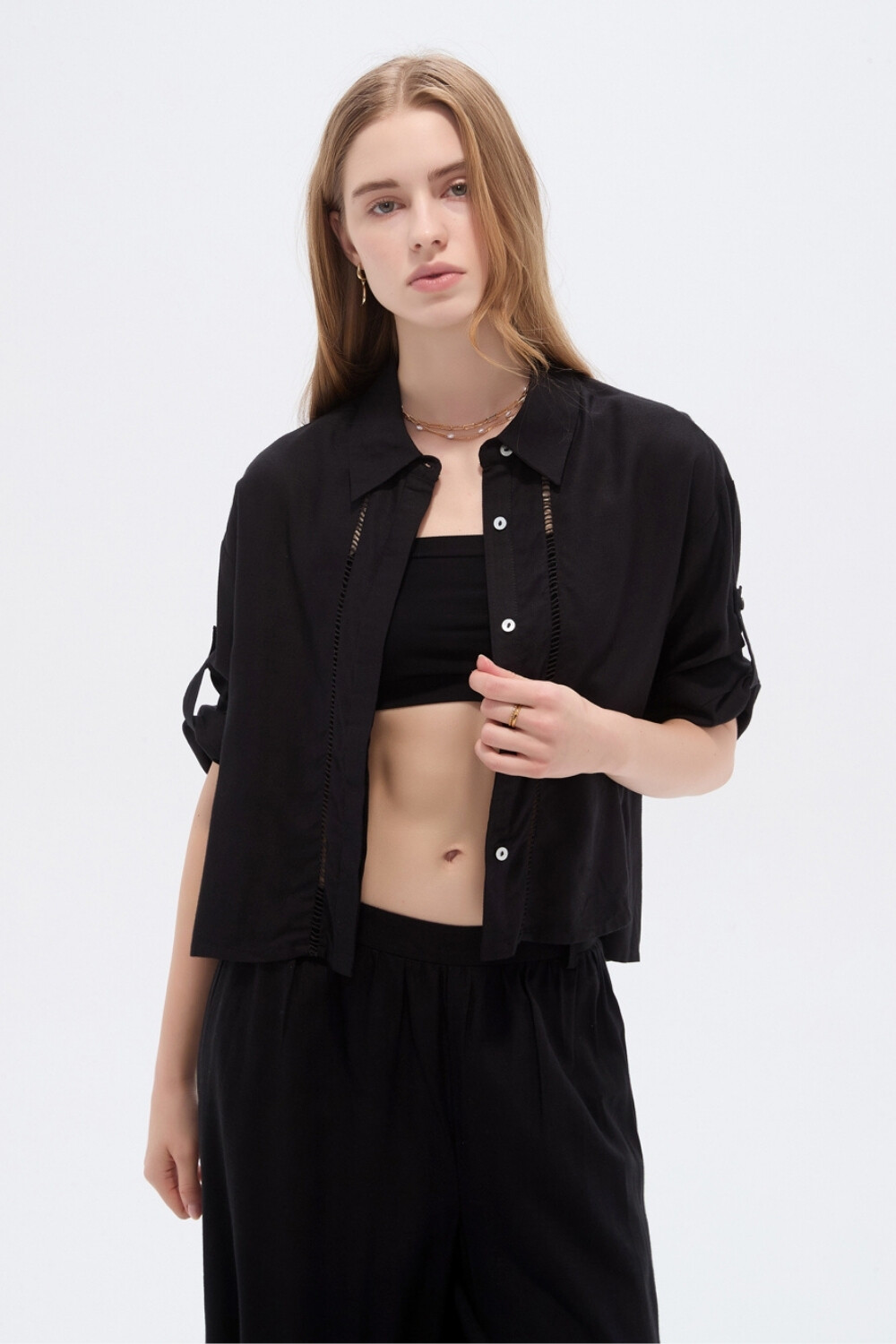 Camisa Rola Negro