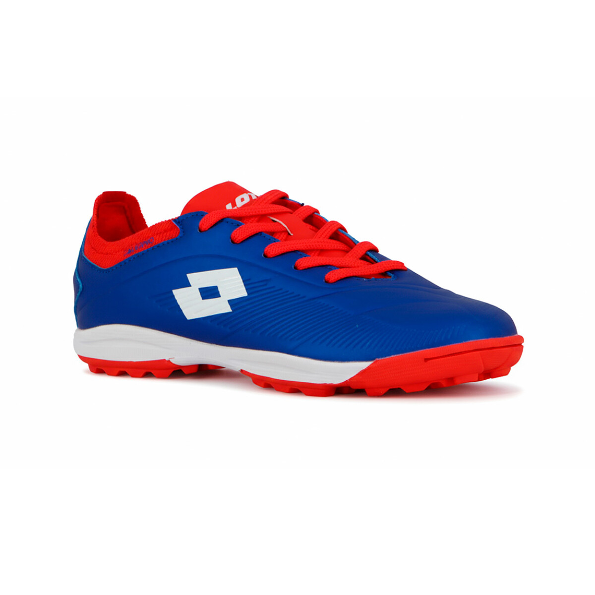 Lotto SALERNO Futbol 5 TF Niño - Azul/Rojo - Azul-Rojo 