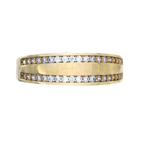 Anillo de oro 9 ktes y circonias Anillo de oro 9 ktes y circonias