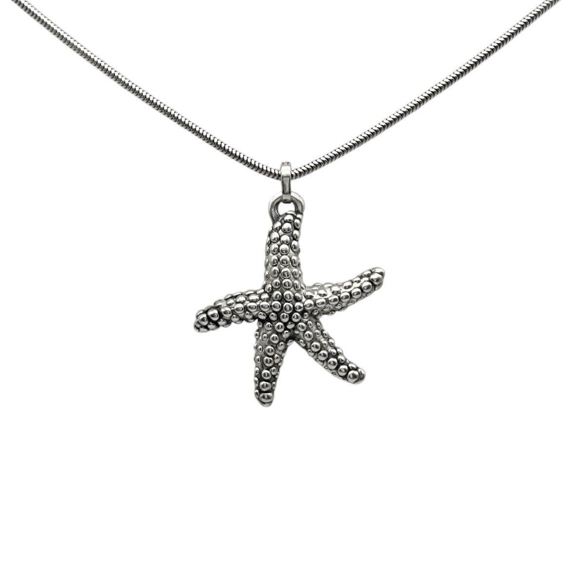 Dije Colgante Estrella de Mar-Plata 925 inflada-Sin Piedra-CP3358 - sinpiedra 