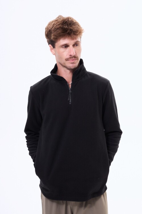 Buzo de micro polar Cesares Negro