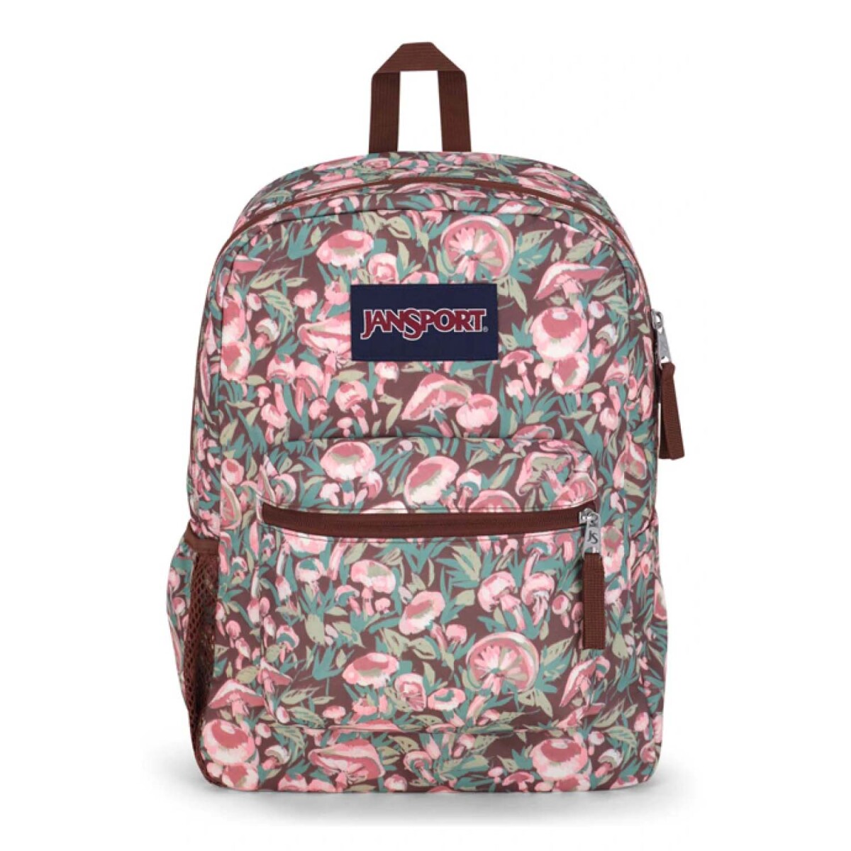 Mochila Escolar Jansport Cross Town Original Unisex Urbana - Painterly Mushrooms 
