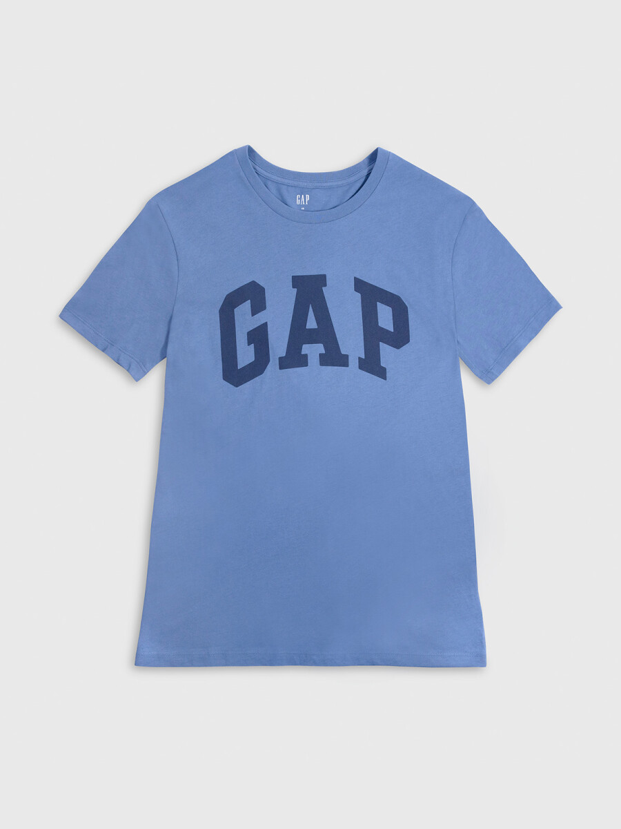 Remera Logo Gap Manga Corta Hombre - Blue 
