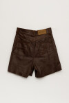 Leather Shorts Crawford Chocolate