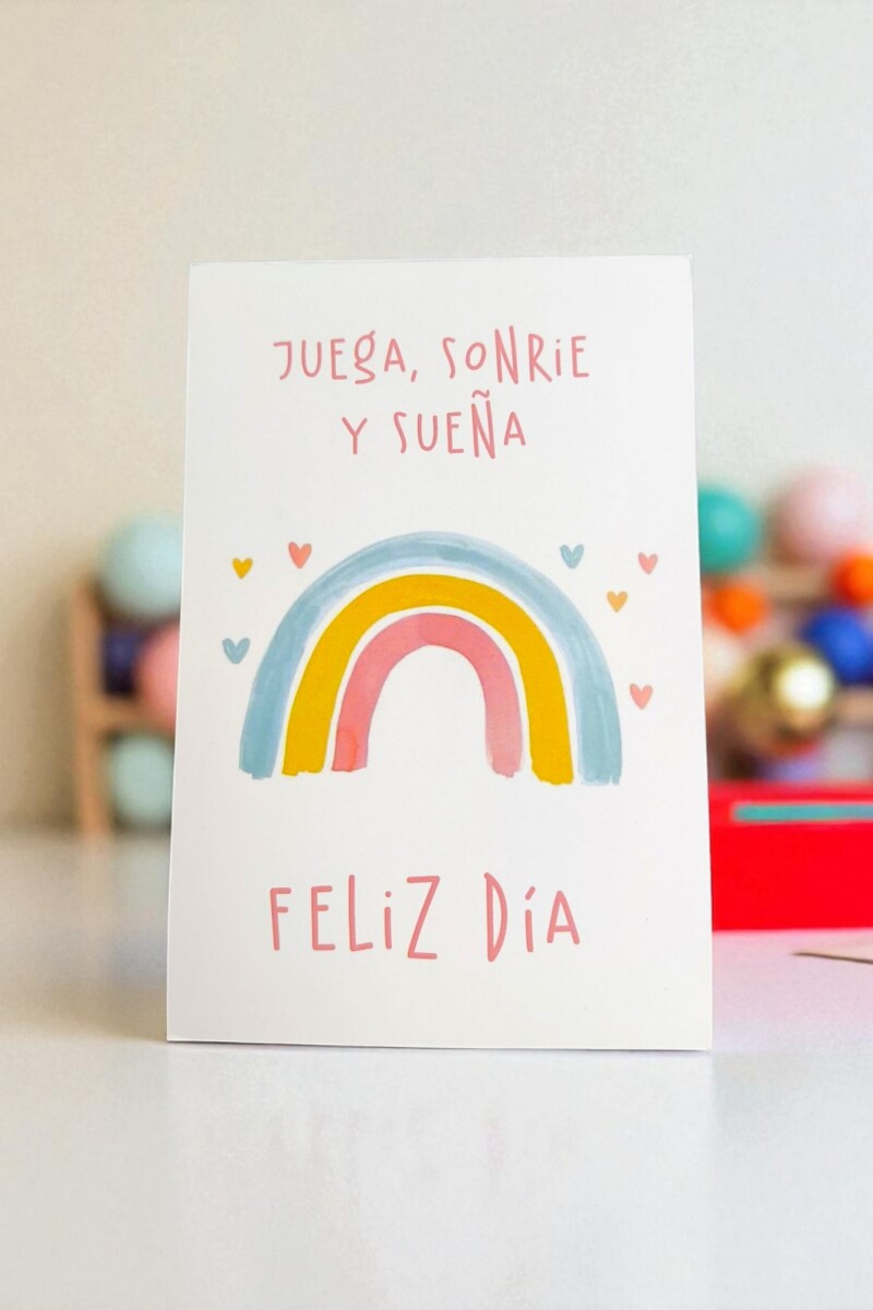 Tarjeta día del niño 10x15 - DISEÑO 8 