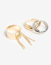 Sets Anillos Metal Sets Anillos Tassel - Dorado