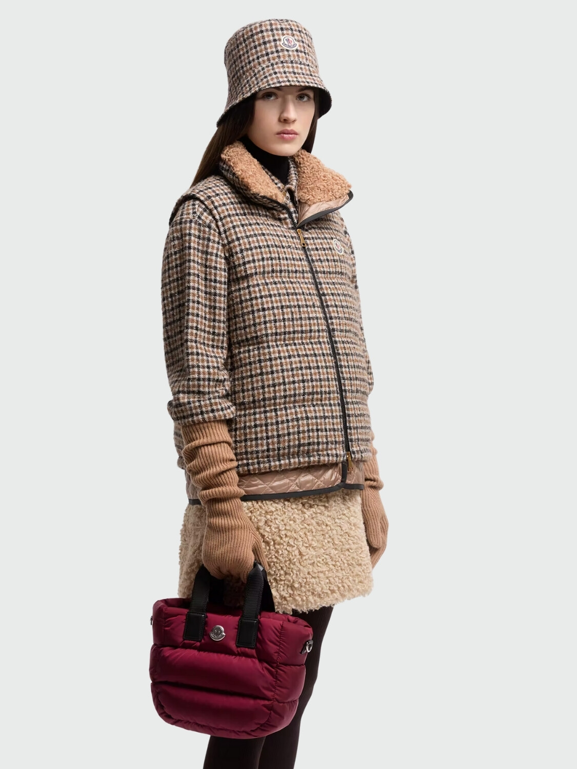 MONCLER - Mini Tote Bag Caradoc Azul