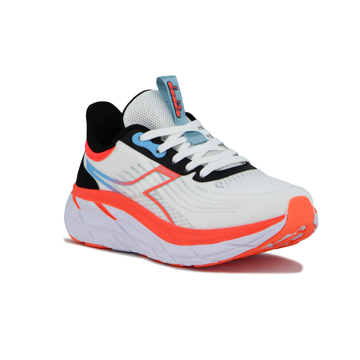 Diadora Calzado Deportivo Running Femenino Proton - Blanco/Multicolor - Blanco-Multicolor 