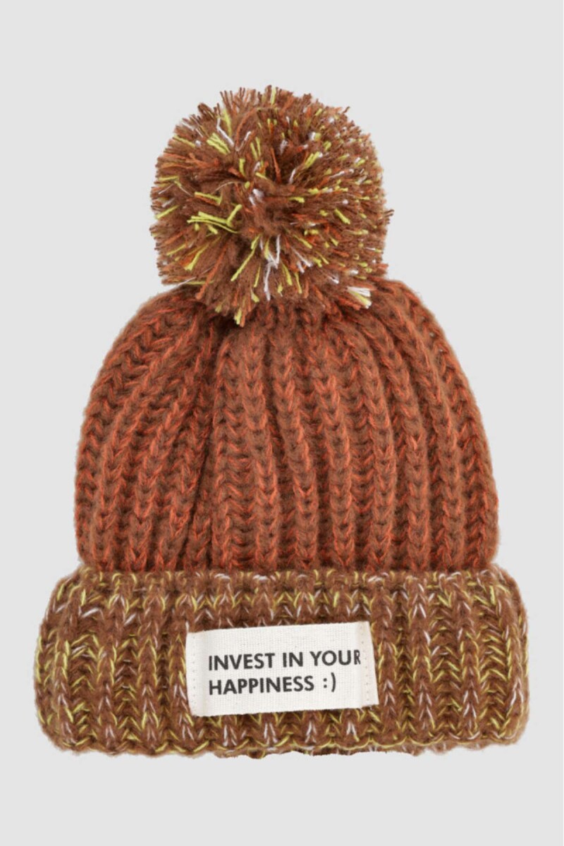 Gorro bicolor - Marron 
