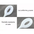 Lampara Led Redonda Para Pc o Lectura con USB Blanco