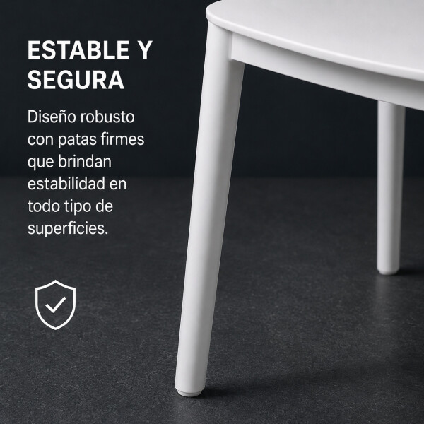 Silla Comedor ComboHome Venecia Pack X6 Blanco 1