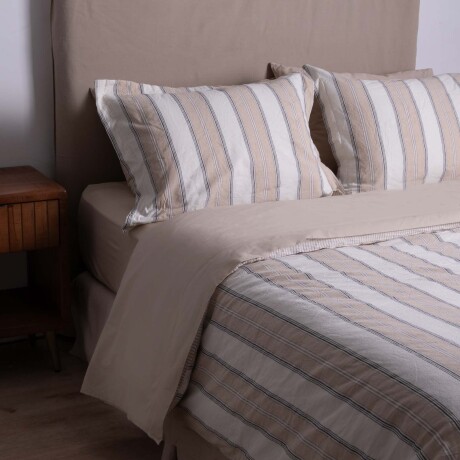 SET FUNDA NÓRDICA SUPER KING LINO-Y-ALGODON DOUBLE LAYER STRIPE