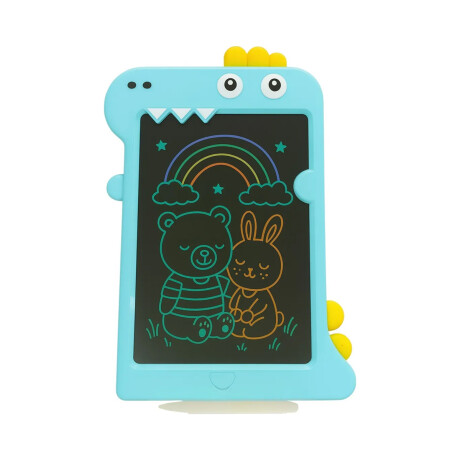 Tablet de dibujo para niños cocodrilo Azul