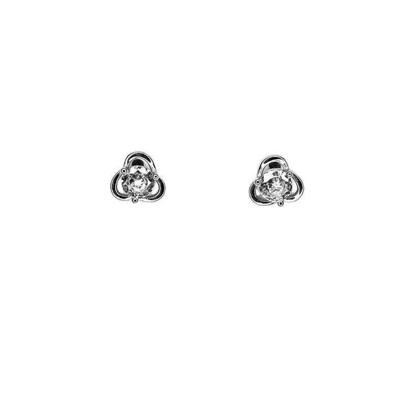 CARAVANA PLATA PUNTO DE LUZ EN FLOR CIRCONIA 81919 L2d11263.1-c-x3