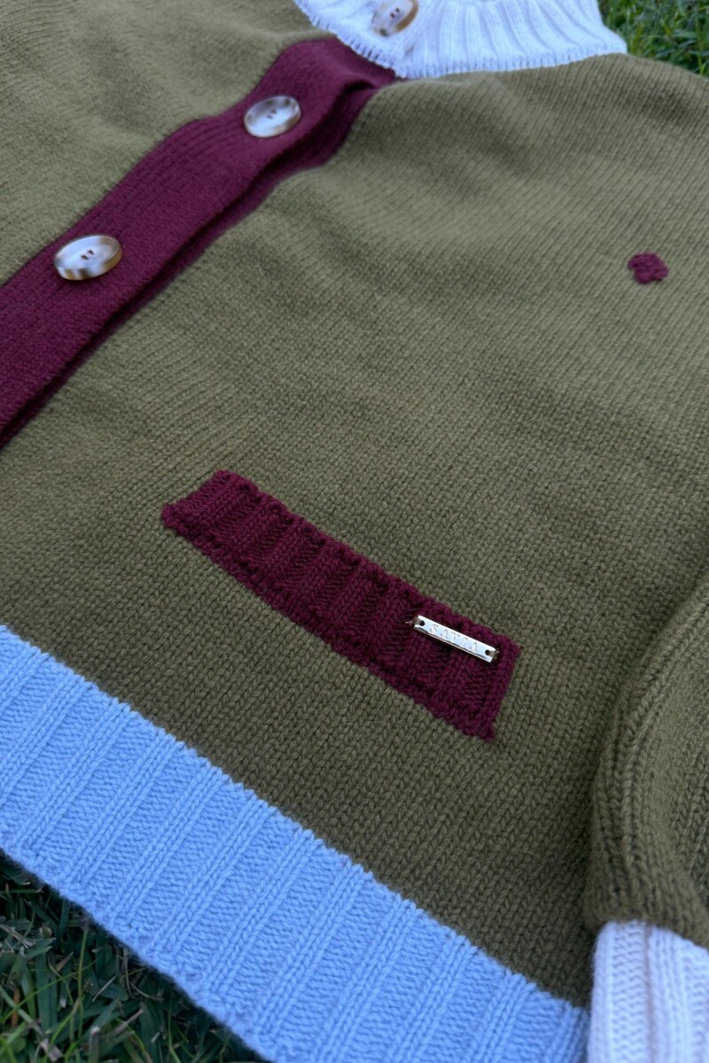 Cardigan Terro Pick Mix Verde