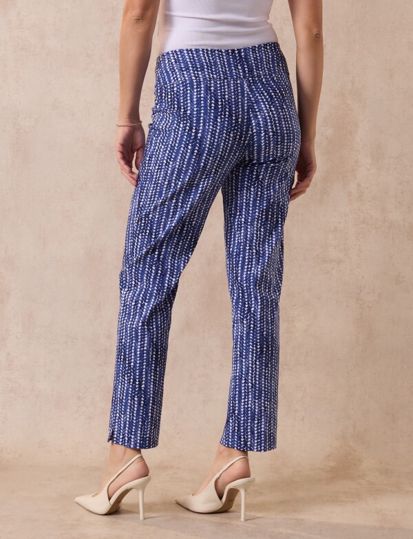 Pantalon Print AZUL/BLANCO