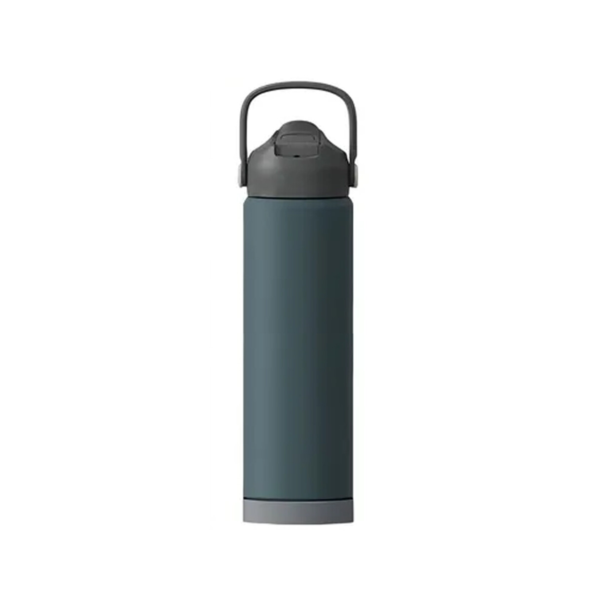 Botellas térmicas de acero inoxidable con asa y colores pastel 1000ML - Azul Oscuro 