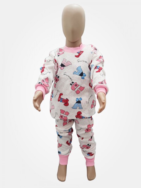 Pijama infantil Dulces Letras