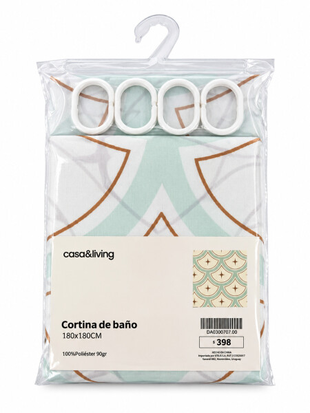 CORTINA BAÑO VERDE