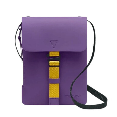 Mini Bolso Gastón Luga Splash Brooklyn 1/2L Impermeable Violeta 1