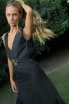 Ribbon Dress Negro