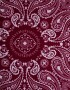 Pañuelos Raso Boho Pañuelo Paisley Burgundy - Rojo Burdeaux