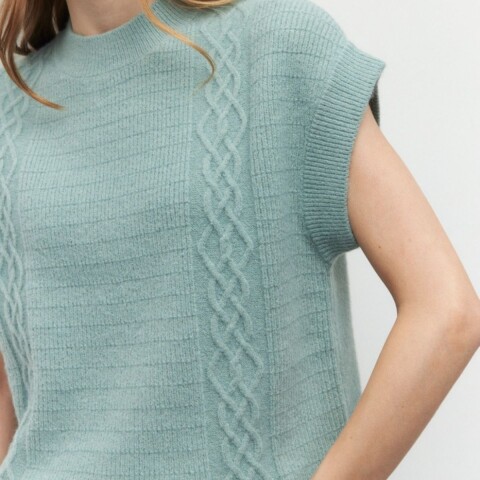 CHALECO BRAID S-XL VERDE GRIS