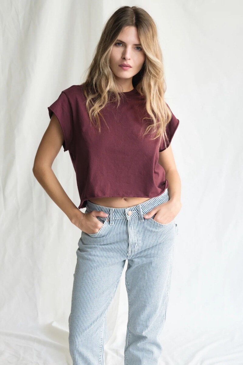 Graze Crop Top Vino