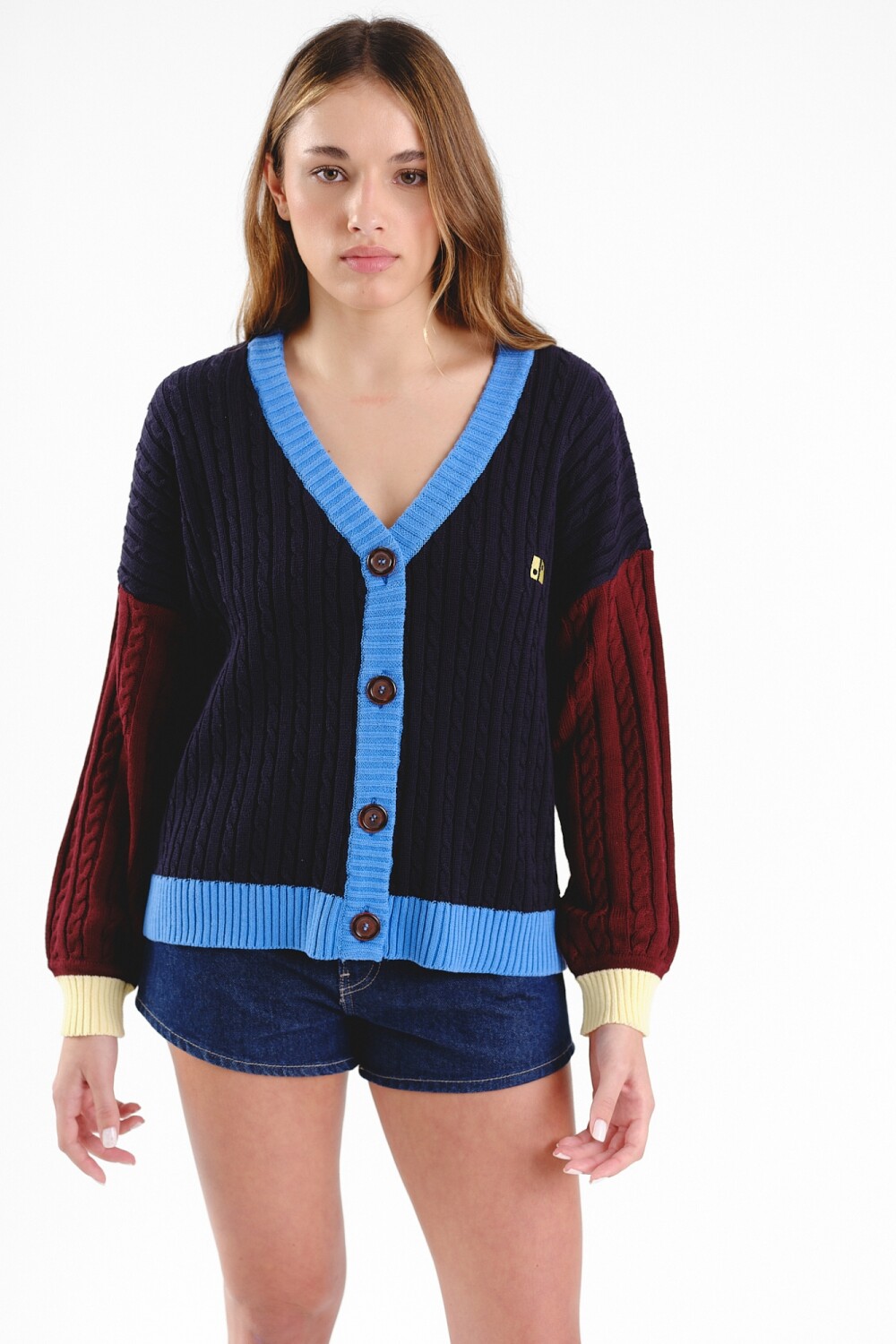 Cardigan Comodín Azul