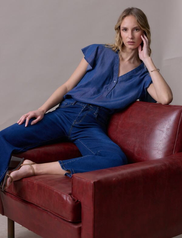 Jean Wide Leg JEAN OSCURO