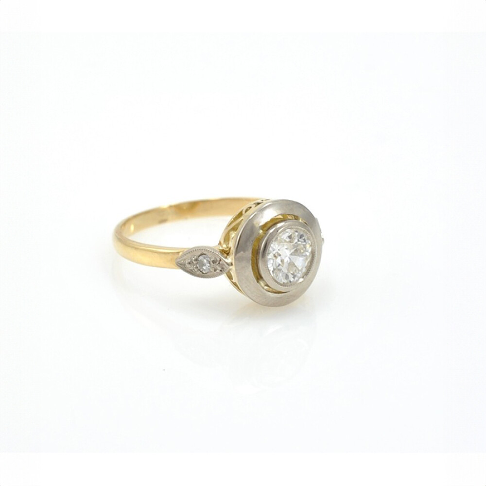 Anillo Oro 18K Y Brillantes Anillo Oro 18K Y Brillantes