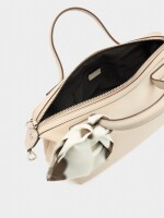 Bolso Tote De Textura Suave crudo