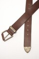 WTF GETTY LEATHER BELT Terracota