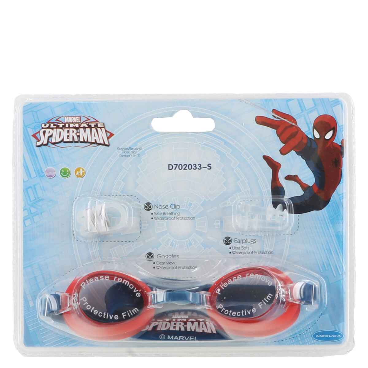 Antiparras Spider Man Disney - Rojo/Azul 