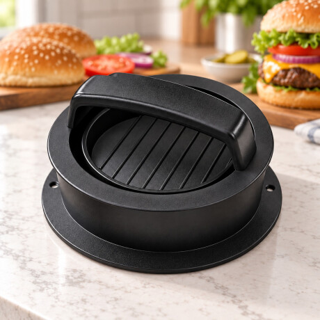Molde Prensa para Hamburguesas 3 en 1 – Clásicas, Rellenas y Mini Molde Prensa para Hamburguesas 3 en 1 – Clásicas, Rellenas y Mini