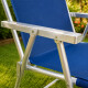 Silla Alta Conforto Aluminio AZUL OSCURO
