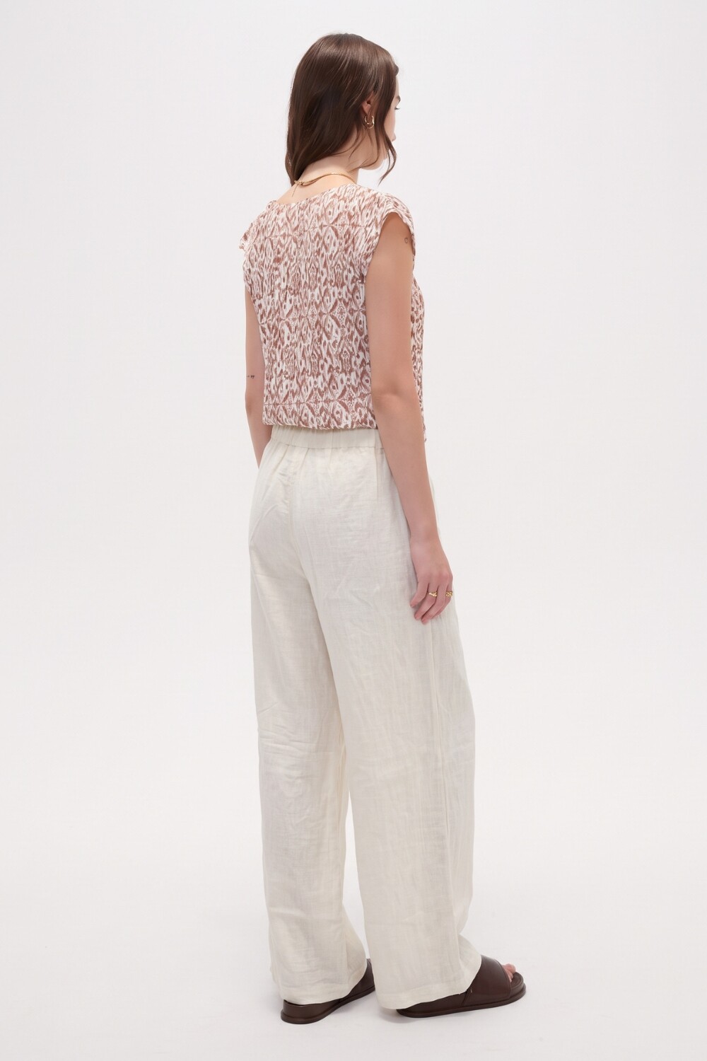 Pantalon Ravenea Marfil / Off White