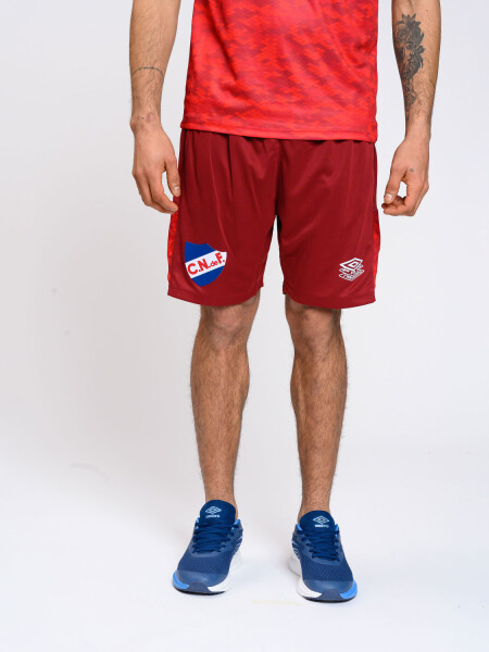SHORT TRAINING CAMO Nacional Hombre Beige, ordeaux