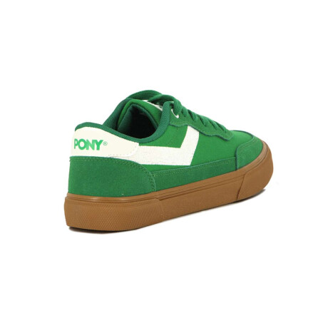 Pony Champion Casual Bronx Hombre Canva-Suede Verde-Blanco