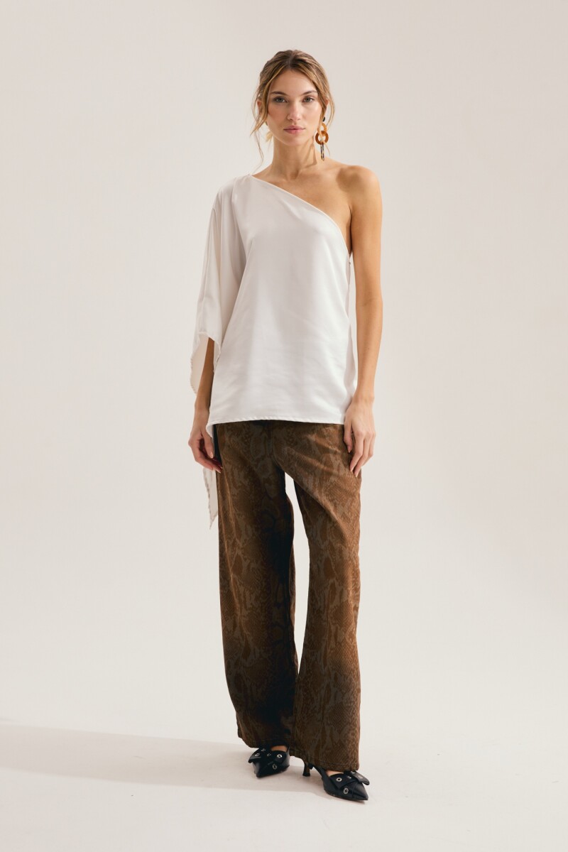 JEAN BAGGY SNAKE Marron