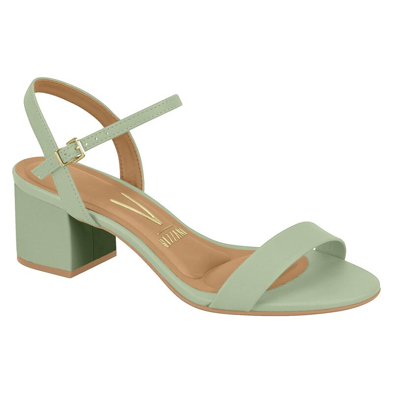 Sandalia Vizzano Taco Bajo de Mujer - 6291.900-8389 Verde Luna