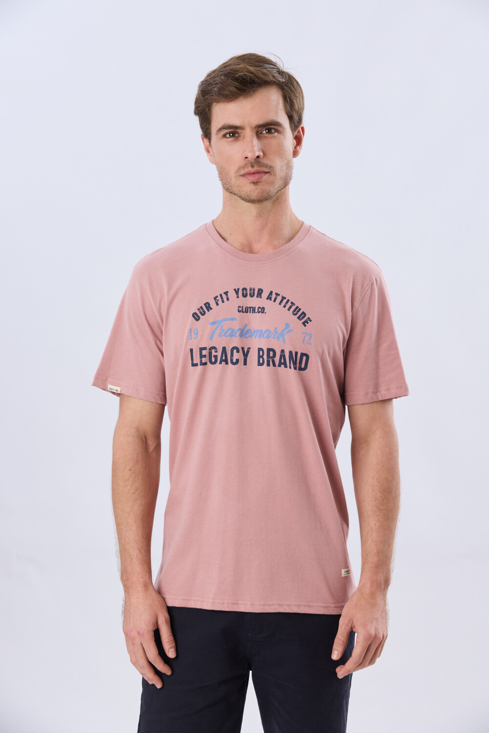 REMERA ESTAMPADA DE ALGODÓN Rosa
