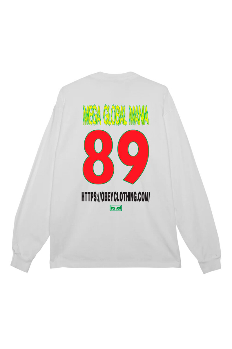 OBEY MEGA GLOBAL MANIA Blanco