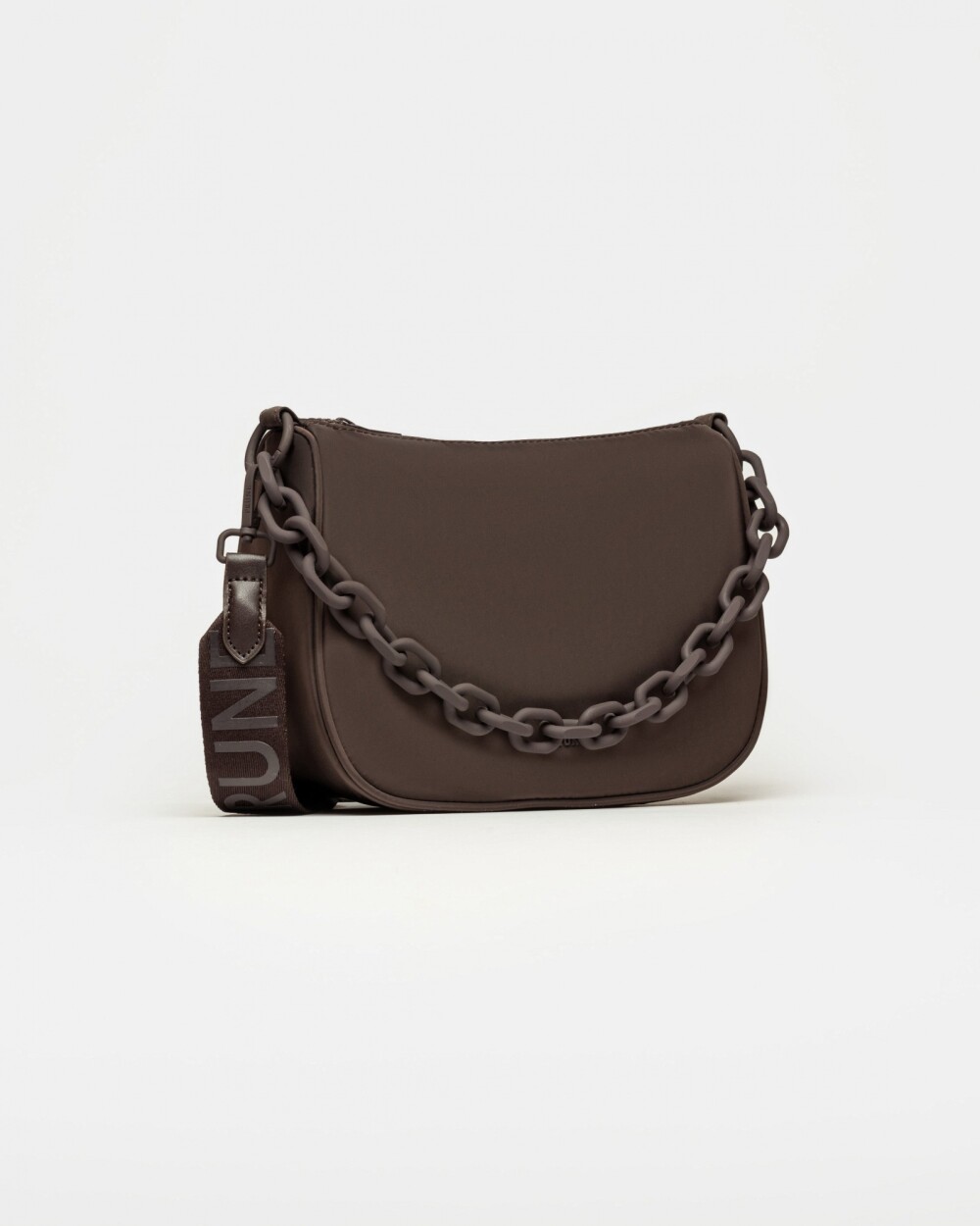 Cartera al Hombro Match en Nylon Marron