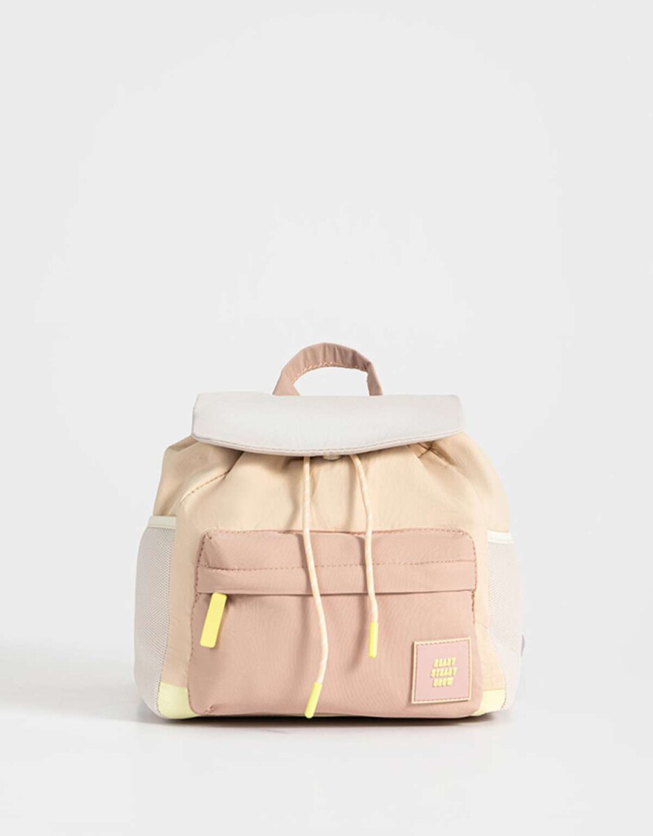 Mochila Colorblock Sport - Gris Claro 