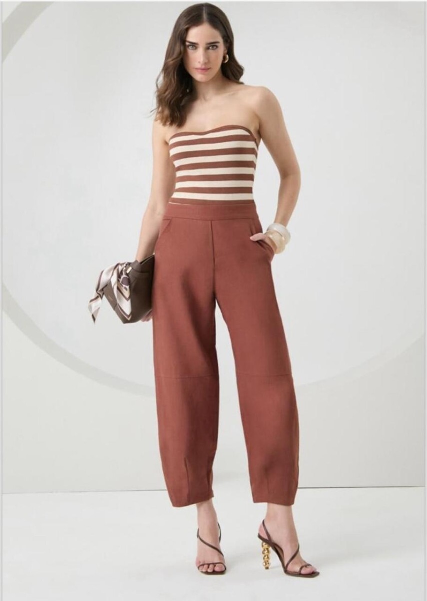 Pantalon Ariana - Marrón 